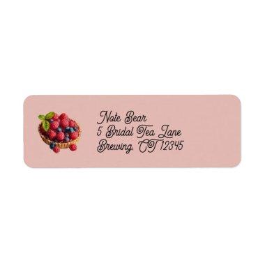 Raspberry Tart Return Address labels