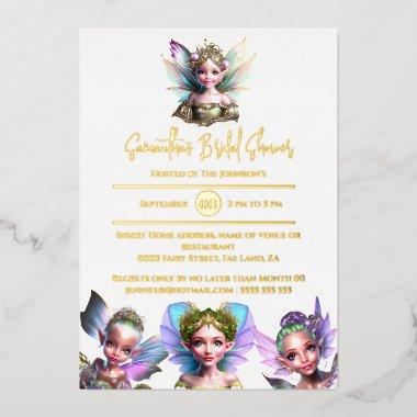 Real foil fairy gold fairytale magic  foil