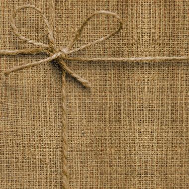 Realistic Burlap Texture Simple Rustic Light Brown Wrapping Paper