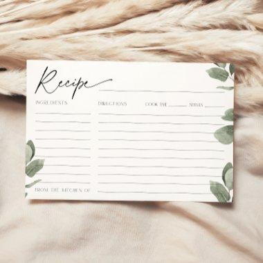 Recipe  for the Bride Eucalyptus Greenery