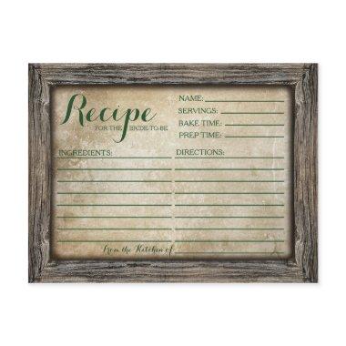 Recipe  | Rustic Calligraphy