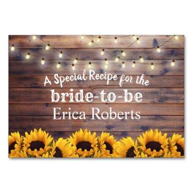 Recipe  | Rustic Sunflowers