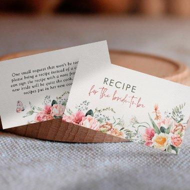 Recipe For Bride To Be Boho Floral  Enclosure