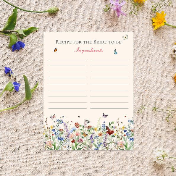 Recipe For The Bride | Bohemian Wildflowers PostInvitations