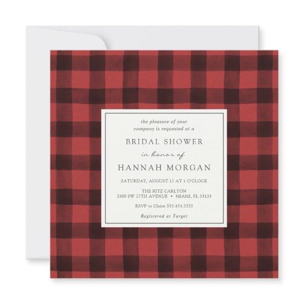 Red and Black Buffalo Plaid