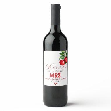 Red Apple  wine label