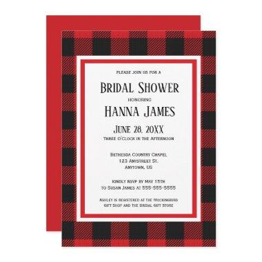 Red Black Buffalo Plaid