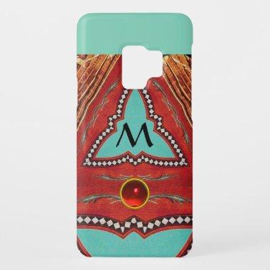 RED BLUE ABSTRACT GEOMETRIC TRIANGLE MONOGRAM Case-Mate SAMSUNG GALAXY S9 CASE