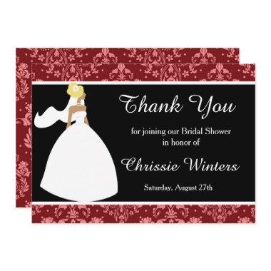 Red Damask  Thank You