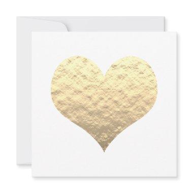 Red Gold Hearts Cute Valentine's Day 2023 Trendy