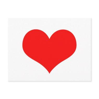 Red Heart Cute Valentine's Day Custom Color Cute Post