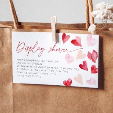 Red Hearts Valentines Display Shower Bridal Enclosure