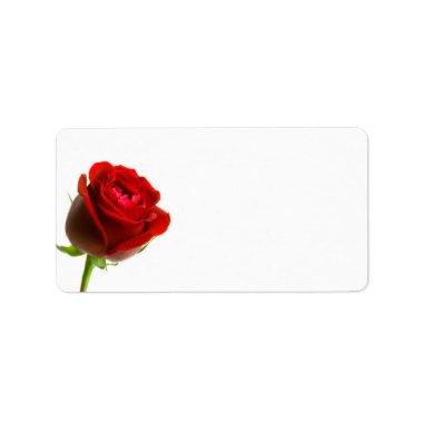 Red Rose Address Labels