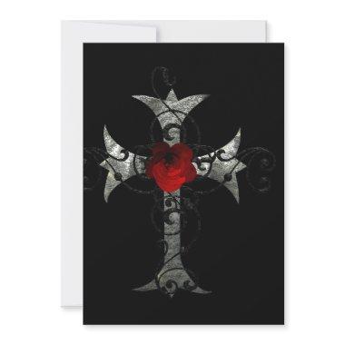 Red Rose and Cross Gothic