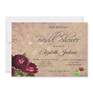 Red Roses Falling Leaves Wine