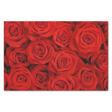 Red Roses Tissue Paper