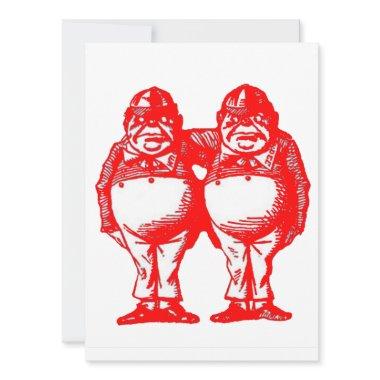 Red Tweedle Dee & Tweedle Dum