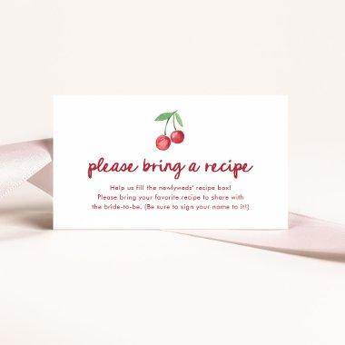 Red Whimsical Retro Cherries | Recipe Request Enclosure