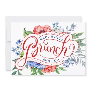 Red White and I Do | Floral Brunch