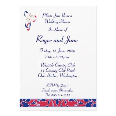 Red, White, & Blue, Damask