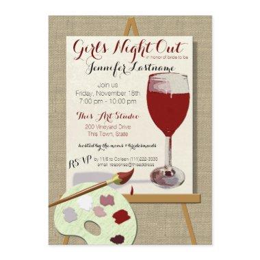 Red Wine and Painting Art Party
