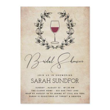 Red Wine & Laurel Wreath Vintage