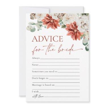 Red Winter Christmas Advice for the Bride Game