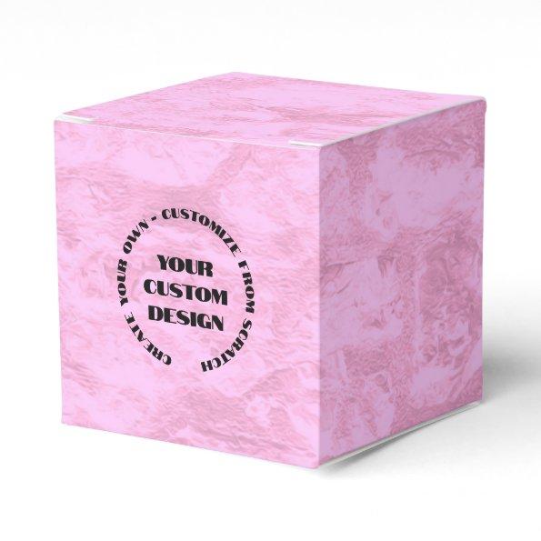 Redesign from Scratch Create Your Own Favor Box