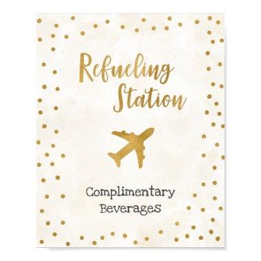 Refueling Station Bridal Shower Sign