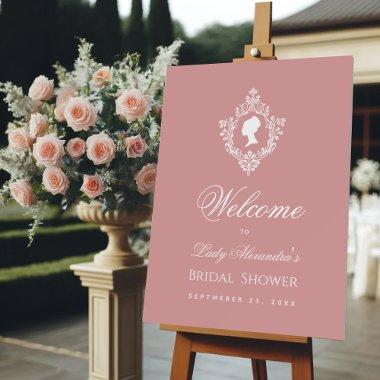 Regency  Welcome Crest Dusty Rose Foam Board