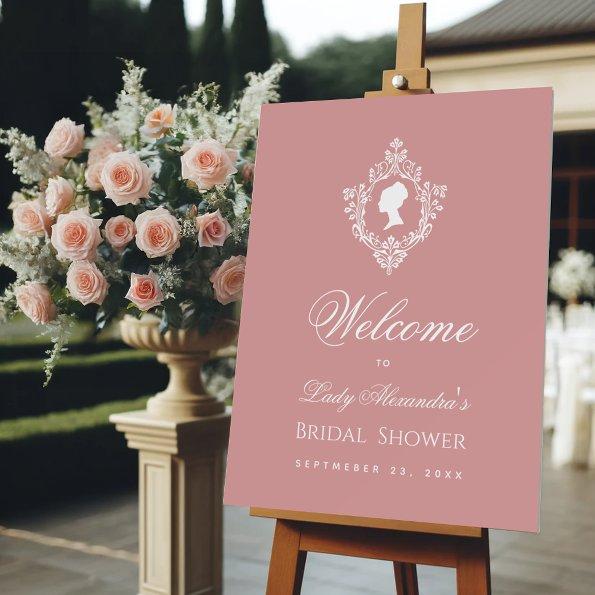 Regency  Welcome Crest Dusty Rose Foam Board