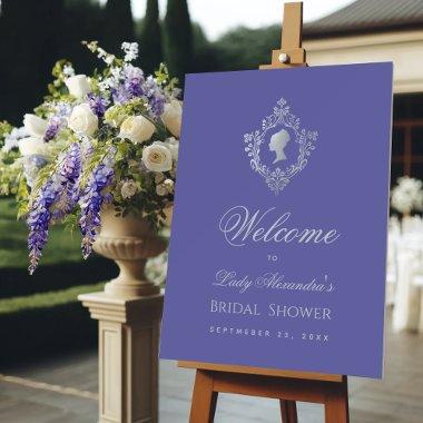 Regency Vintage Crest Violet  Welcome Foam Board