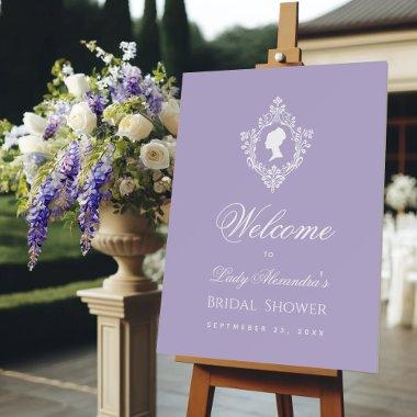Regency Vintage Lavender  Welcome Foam Board