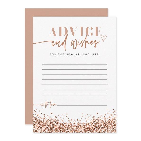 REGINA Rose Gold Sequins Advice and Wishes