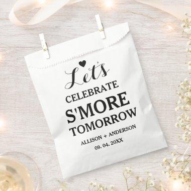 Rehearsal Dinner Let's celebrate S'more Love Favor Bag