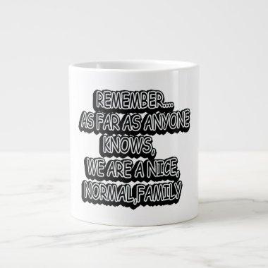 Remember Mug-Jumbo Large Coffee Mug