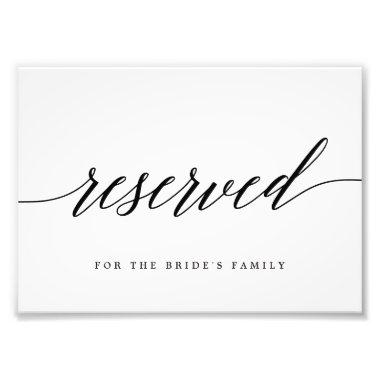 Reserved Sign EDITABLE COLOR and SIZE MSC