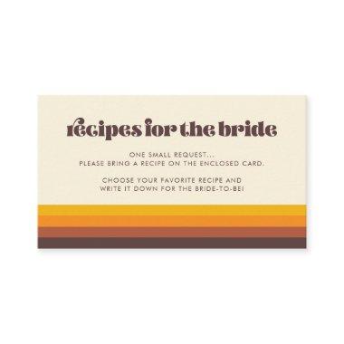 Retro 60s Vintage Mid Century Recipe Request