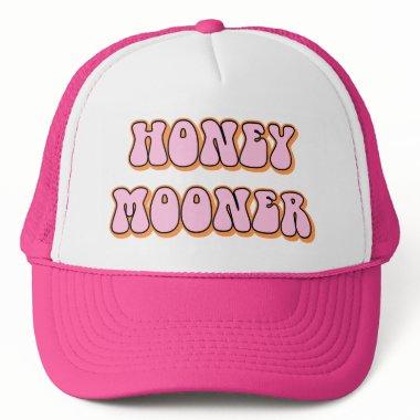 Retro 70's Themed Honeymooner Bride Trucker Hat