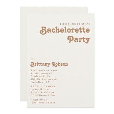 Retro Beach | Ivory Bachelorette Party