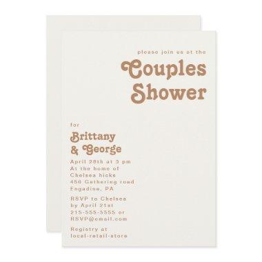 Retro Beach | Ivory Couples Shower