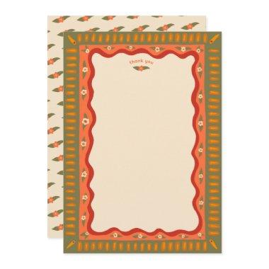 Retro Boho Fun Handmade CUSTOM  Thank You
