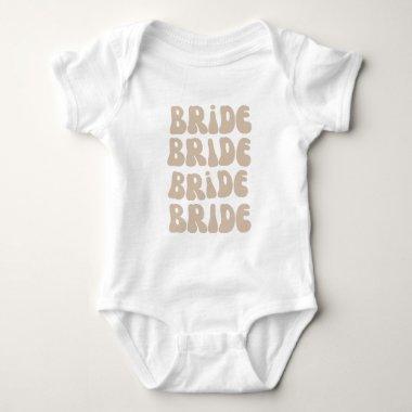 Retro Bride Bachelorette Party Vintage Baby Bodysuit