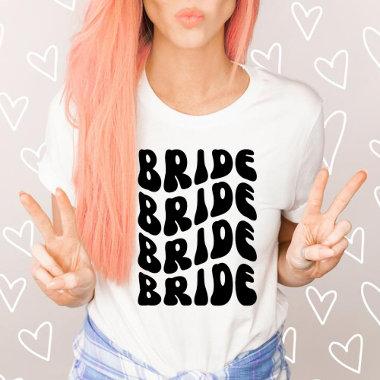 Retro Bride Bachelorette Tshirt