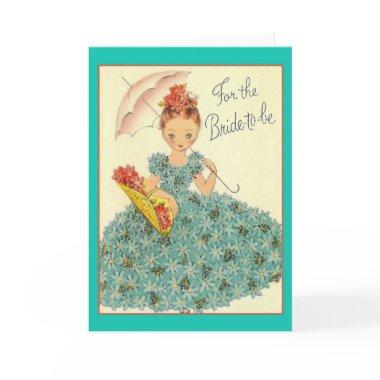 Retro Bride To Be Greeting