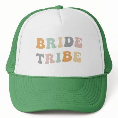 Retro Bride Tribe Bachelorette Party Trucker Hat