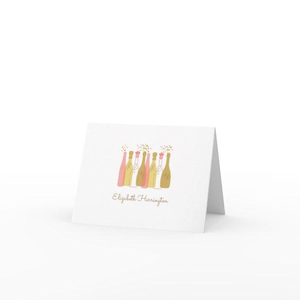 Retro Champagne Bottles Glam Retro 1960s Style Note