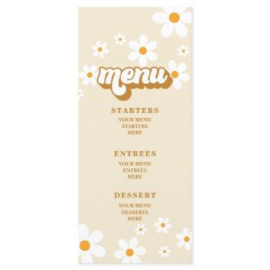 Retro Daisy  Menu