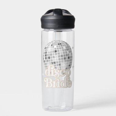 Retro Disco Ball  Disco Bride Water Bottle
