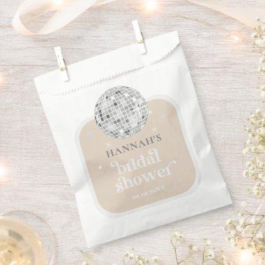 Retro Disco Ball Bridal Shower Favor Bag